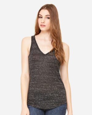 BELLA + CANVAS Women's Flowy V-Neck Tank - Image 7