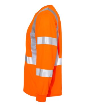 Kishigo Unisex Long Sleeve Class 3 T-Shirt - Image 6