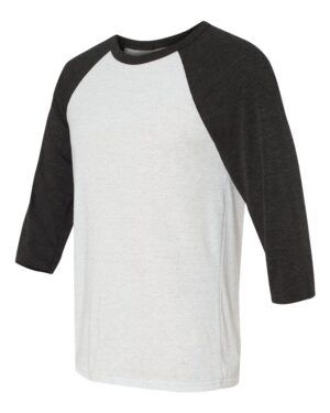 BELLA + CANVAS Unisex Three-Quarter Sleeve Baseball Tee - Image 49