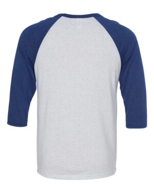 BELLA + CANVAS Unisex Three-Quarter Sleeve Baseball Tee - Image 53