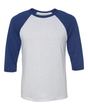 BELLA + CANVAS Unisex Three-Quarter Sleeve Baseball Tee - Image 51