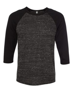 BELLA + CANVAS Unisex Three-Quarter Sleeve Baseball Tee - Image 4