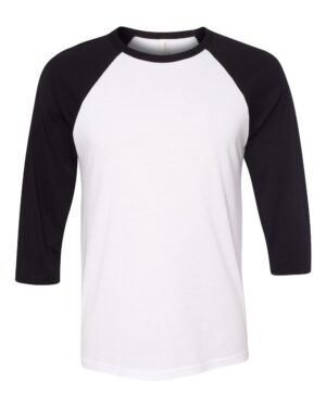 BELLA + CANVAS Unisex Three-Quarter Sleeve Baseball Tee - Image 57