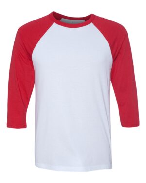 BELLA + CANVAS Unisex Three-Quarter Sleeve Baseball Tee - Image 102