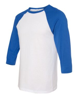 BELLA + CANVAS Unisex Three-Quarter Sleeve Baseball Tee - Image 106