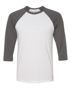 BELLA + CANVAS Unisex Three-Quarter Sleeve Baseball Tee - Image 54