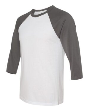 BELLA + CANVAS Unisex Three-Quarter Sleeve Baseball Tee - Image 55