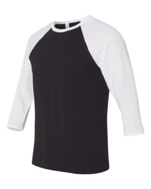 BELLA + CANVAS Unisex Three-Quarter Sleeve Baseball Tee - Image 20