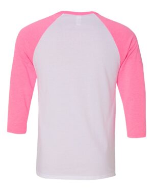 BELLA + CANVAS Unisex Three-Quarter Sleeve Baseball Tee - Image 95