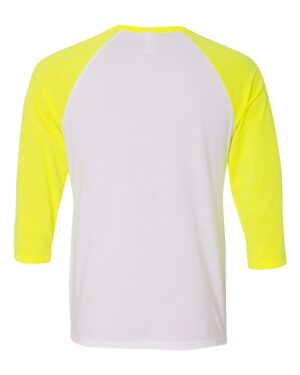 BELLA + CANVAS Unisex Three-Quarter Sleeve Baseball Tee - Image 98