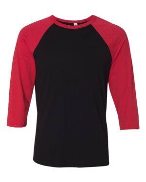 BELLA + CANVAS Unisex Three-Quarter Sleeve Baseball Tee - Image 13