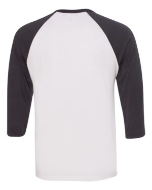 BELLA + CANVAS Unisex Three-Quarter Sleeve Baseball Tee - Image 62
