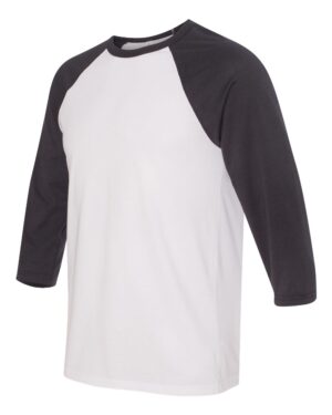 BELLA + CANVAS Unisex Three-Quarter Sleeve Baseball Tee - Image 61