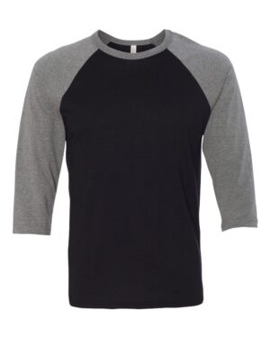 BELLA + CANVAS Unisex Three-Quarter Sleeve Baseball Tee - Image 10