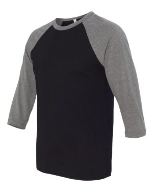 BELLA + CANVAS Unisex Three-Quarter Sleeve Baseball Tee - Image 11