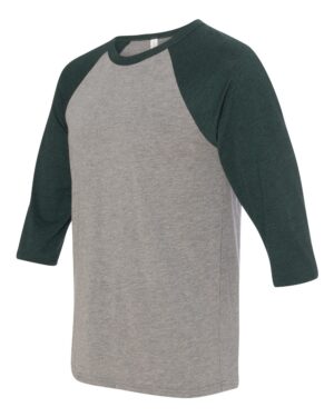 BELLA + CANVAS Unisex Three-Quarter Sleeve Baseball Tee - Image 29