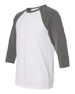 BELLA + CANVAS Unisex Three-Quarter Sleeve Baseball Tee - Image 64