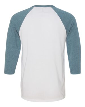 BELLA + CANVAS Unisex Three-Quarter Sleeve Baseball Tee - Image 68