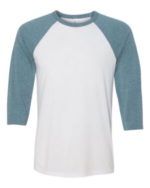 BELLA + CANVAS Unisex Three-Quarter Sleeve Baseball Tee - Image 66