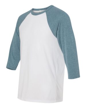 BELLA + CANVAS Unisex Three-Quarter Sleeve Baseball Tee - Image 67