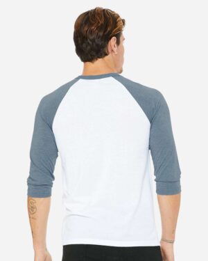 BELLA + CANVAS Unisex Three-Quarter Sleeve Baseball Tee - Image 71