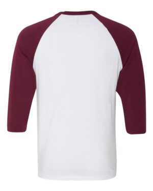 BELLA + CANVAS Unisex Three-Quarter Sleeve Baseball Tee - Image 82