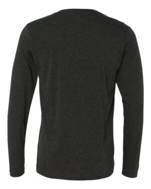 BELLA + CANVAS Unisex Long Sleeve V-Neck Tee - Image 9
