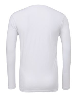 BELLA + CANVAS Unisex Long Sleeve V-Neck Tee - Image 18