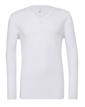BELLA + CANVAS Unisex Long Sleeve V-Neck Tee - Image 16