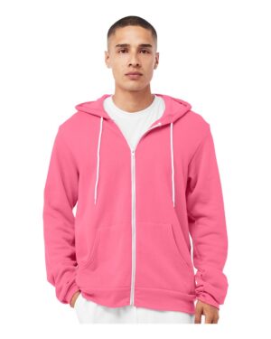 BELLA + CANVAS Unisex Sponge Fleece Full-Zip Hoodie Sweatshirt - Image 92