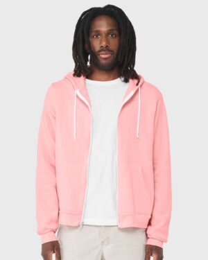 BELLA + CANVAS Unisex Sponge Fleece Full-Zip Hoodie Sweatshirt - Image 209