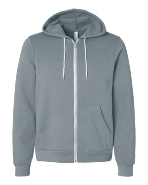 BELLA + CANVAS Unisex Sponge Fleece Full-Zip Hoodie Sweatshirt - Image 40