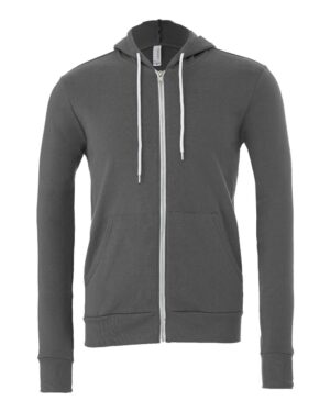 BELLA + CANVAS Unisex Sponge Fleece Full-Zip Hoodie Sweatshirt - Image 7