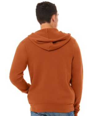BELLA + CANVAS Unisex Sponge Fleece Full-Zip Hoodie Sweatshirt - Image 30