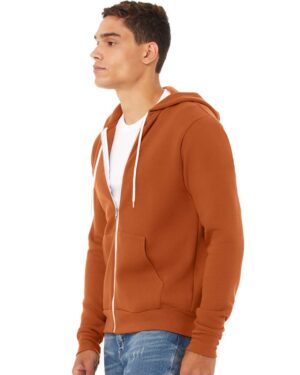 BELLA + CANVAS Unisex Sponge Fleece Full-Zip Hoodie Sweatshirt - Image 29