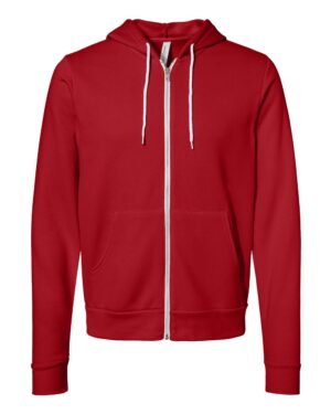 BELLA + CANVAS Unisex Sponge Fleece Full-Zip Hoodie Sweatshirt - Image 212