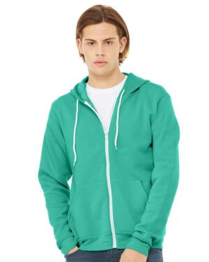 BELLA + CANVAS Unisex Sponge Fleece Full-Zip Hoodie Sweatshirt - Image 245