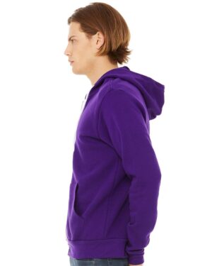 BELLA + CANVAS Unisex Sponge Fleece Full-Zip Hoodie Sweatshirt - Image 252