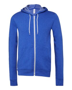 BELLA + CANVAS Unisex Sponge Fleece Full-Zip Hoodie Sweatshirt - Image 254