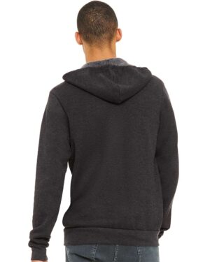 BELLA + CANVAS Unisex Sponge Fleece Full-Zip Hoodie Sweatshirt - Image 57