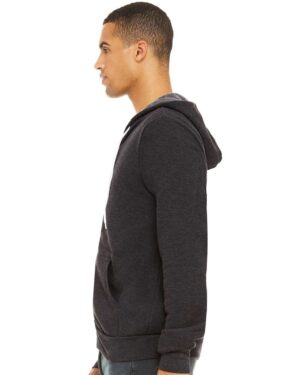 BELLA + CANVAS Unisex Sponge Fleece Full-Zip Hoodie Sweatshirt - Image 56