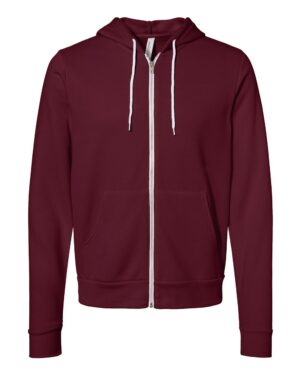BELLA + CANVAS Unisex Sponge Fleece Full-Zip Hoodie Sweatshirt - Image 179