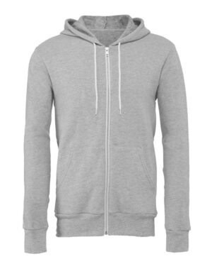 BELLA + CANVAS Unisex Sponge Fleece Full-Zip Hoodie Sweatshirt - Image 13
