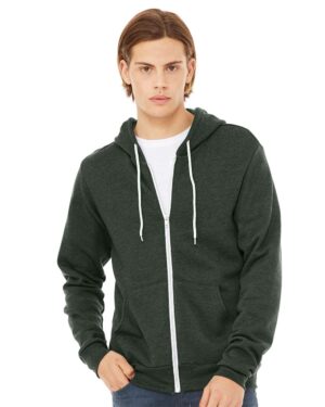 BELLA + CANVAS Unisex Sponge Fleece Full-Zip Hoodie Sweatshirt - Image 110