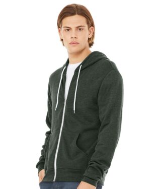 BELLA + CANVAS Unisex Sponge Fleece Full-Zip Hoodie Sweatshirt - Image 111