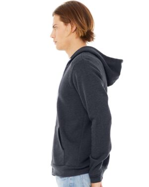 BELLA + CANVAS Unisex Sponge Fleece Full-Zip Hoodie Sweatshirt - Image 135