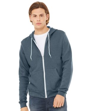 BELLA + CANVAS Unisex Sponge Fleece Full-Zip Hoodie Sweatshirt - Image 152