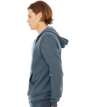 BELLA + CANVAS Unisex Sponge Fleece Full-Zip Hoodie Sweatshirt - Image 153