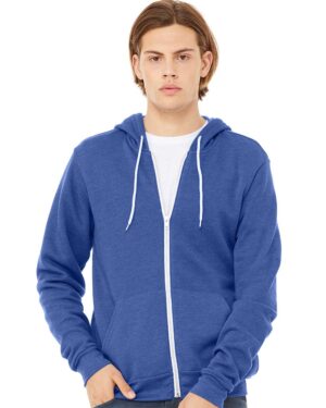 BELLA + CANVAS Unisex Sponge Fleece Full-Zip Hoodie Sweatshirt - Image 170