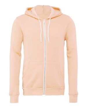 BELLA + CANVAS Unisex Sponge Fleece Full-Zip Hoodie Sweatshirt - Image 200